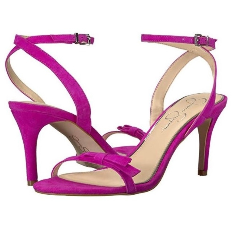 ~~SOLD~~ Jessica Simpson Hot Pink Heeled Sandal